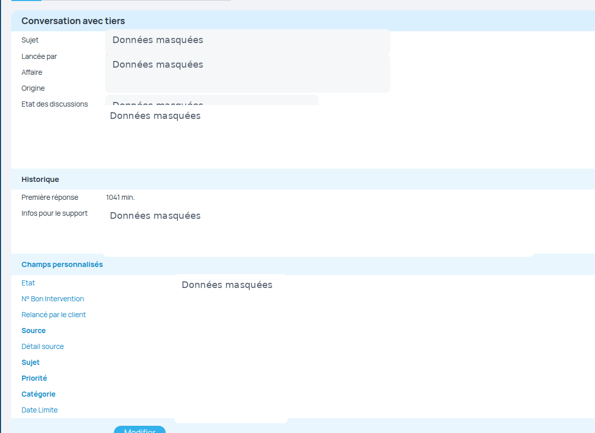 Capture anonymisée d'un ticket dans Incwo